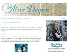 Tablet Screenshot of alicedegan.com